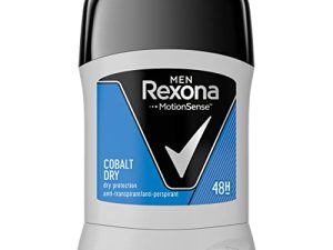 Rexona  Desodorante Stick Antitranspirante para hombre Cobalt Dry  50ml