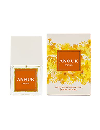 ANOUK - Original 30 ml, Perfume Mujer, Colonia Anouk Original, Perfumada, Eau de Toilette Femenina, Floral, Frutal y Fresca, Colonia Inconfundible, Elegante y de Larga Duración