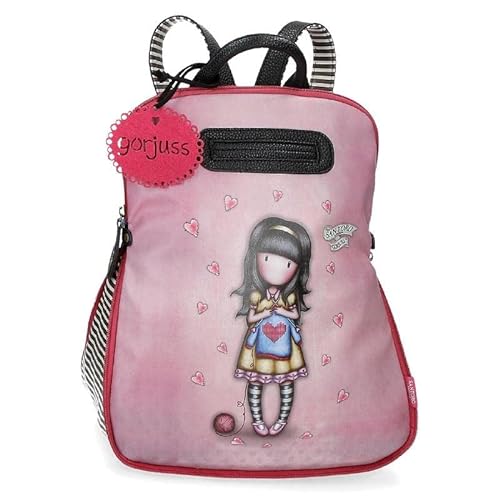 Santoro Gorjuss For my Love Mochila Casual Morado 31x38x15 cms Piel sintética 17,67L