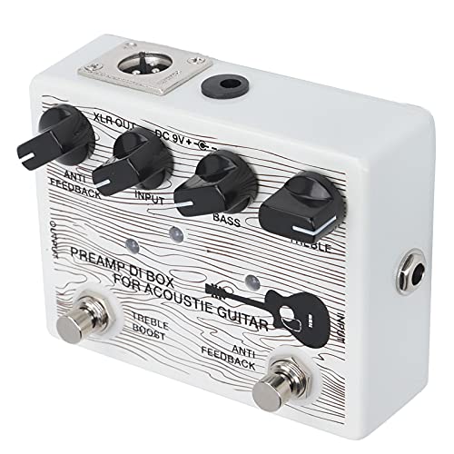 Amplificador Para Guitarra Eléctrica, Aleación De Aluminio Amplificadores De Guitarra Eléctrica Pequeños Y Fáciles De Transportar Robusto Y Duradero Con Indicador LED Para Transmisión En