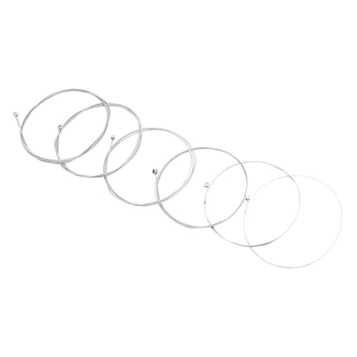 TOYANDONA 6 Piezas De Cuerdas Partes De Guitarra Cuerdas Para Guitarra De Guitarra Cuerdas De Repuesto Para Guitarra Folklórica Cuerdas De Guitarra Latón A600 Bajo Suministros