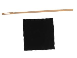 ERINGOGO 1 Juego Suministros De Limpieza De Flauta Herramientas De Limpieza De Flauta Paño y Varilla De Limpieza De Flauta Paño De Limpieza De Flauta Paño De Mantenimiento Madera Limpio