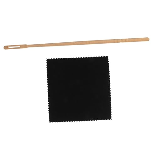 ERINGOGO 1 Juego Suministros De Limpieza De Flauta Herramientas De Limpieza De Flauta Paño y Varilla De Limpieza De Flauta Paño De Limpieza De Flauta Paño De Mantenimiento Madera Limpio