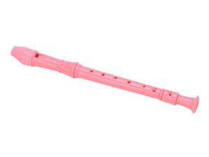Grabadoras Soprano, ABS Mejor Sellado Grabadora de 8 Agujeros Fácil Limpieza Portátil para Niños para Aula(Rosado)