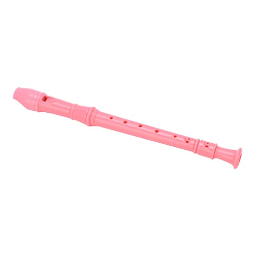 Grabadoras Soprano, ABS Mejor Sellado Grabadora de 8 Agujeros Fácil Limpieza Portátil para Niños para Aula(Rosado)