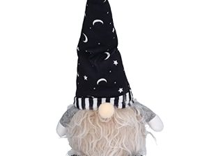 Airshi Enano de Halloween, Decoración de Gnomo de Felpa de Halloween, Ambiente Suave y Cómodo, Decoración del Hogar para Niños (Sombrero Recto)