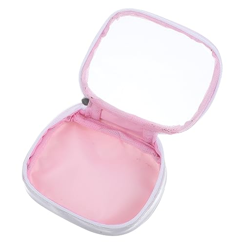 FOMIYES Bolsa de cosméticos Transparente, Neceser de PVC, Bolsas de cosméticos Impermeables para Hombre Mujer neceseres de Viaje 1 Pieza