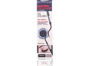 MAYBELLINE Perfilador de ojos en Gel, Tono 33 Negro, 2 Unidades (Paquete de 1)