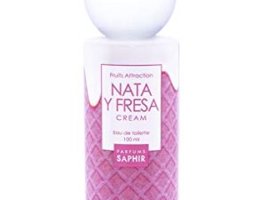 PARFUMS SAPHIR Fruit Attraction Nata y Fresa Cream – Eau de Toilette para Mujeres – 100 ml