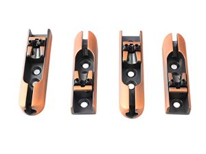 Puente de Guitarra, Puente de Cuerdas de Guitarra Fijación Firme 4 Piezas Instalación Simple Combinación Perfecta Durable para Reemplazo