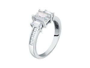 Bluespirit Anillo de mujer B-Classic en plata 925%, circonitas – P.25C9030023