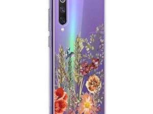 Oihxse Mandala Flores Encaje Patrón Serie Case Compatible con Realme 5 Funda TPU Silicona Suave Protector Ultra Slim Anti-Rasguño Transparente Carcasa (A17)