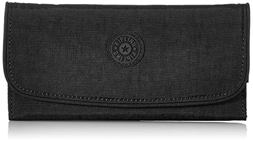 Kipling Money Land, Cartera Grande para Mujer, Black Noir, Talla única