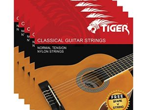 Tiger – Juego de cuerdas para guitarra clásica (5 unidades)