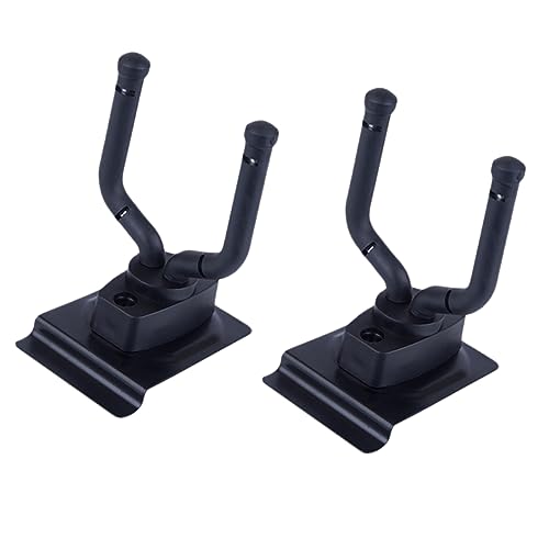 Vaguelly 2 Piezas Gancho De Guitarra Soporte De Pared Para Ukelele Estante De Pared De Guitarra Gancho De Pared De Guitarra Gancho De Pared Bajo Metal Montado En La Pared El Plastico