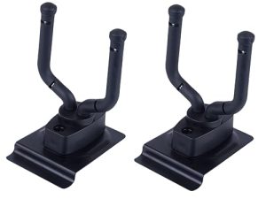 ibasenice 2 Piezas gancho de guitarra colgador de guitarra para montaje en pared colgador de pared para soporte de guitarra estante de guitarra de metal titular de la guitarra conectar suave