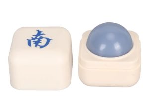 Mini Perfume Sólido de 0,3 Oz, Fragancia de Frescura Duradera, Bálsamo Sólido de Bolsillo, Perfume Sólido en Forma de Mahjong para Viajes