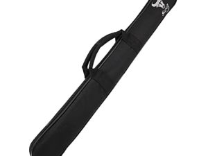 Vaguelly Funda para 2 Flautas, Bolsa Impermeable de Dizi de Bambú Estuche de Flauta Instrumento Musical, negro