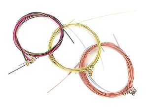 GZQ 3 juegos de cuerdas de guitarra de acero de repuesto para guitarra clásica o acústica