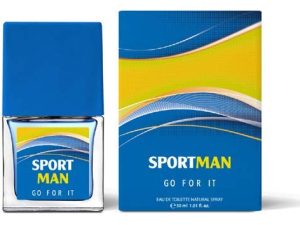 SPORTMAN – Go For It 30 ml, Perfume Hombre, Colonia Sportman Classic, Perfumada y en Formato Spray, Eau de Toilette Masculina, Juvenil, Deportiva y Cítrica, Colonia Fresca y de Larga Duración