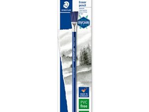 STAEDTLER Mars 526 61 – Lápiz borrador con pincel, Azul (12 unidades)