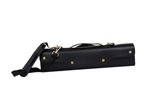 SAFIGLE 1 Bolsa para Flauta 16 Agujeros/17 Agujeros Funda De Cuero para Flauta Correa para Caja De Instrumentos Contenedor De Cuero para Flauta Estuche De Transporte para Flauta