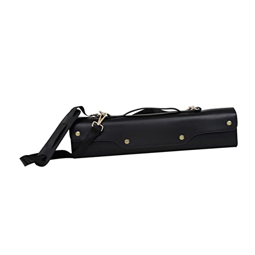 SAFIGLE 1 Bolsa para Flauta 16 Agujeros/17 Agujeros Funda De Cuero para Flauta Correa para Caja De Instrumentos Contenedor De Cuero para Flauta Estuche De Transporte para Flauta