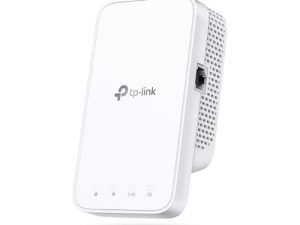 Repetidor WiFi RE330 de TP-Link, amplificador AC1200, extensor de hasta 120 m2, potente repetidor con puerto Ethernet, compatible con todas las cajas de Internet