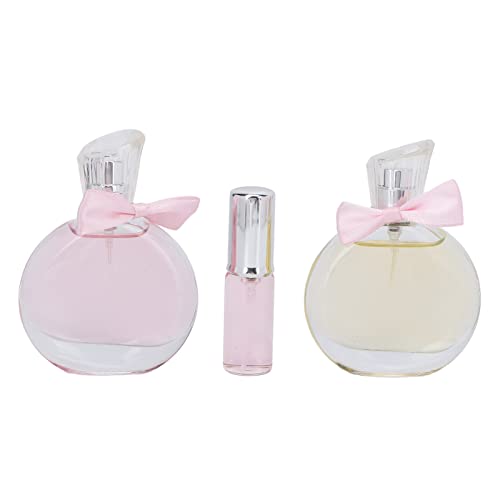 Set de Perfume Floral para Mujer, Elegante y Duradero, Oro Rosa, Botella Delicada, Pulverización Uniforme, Apto para Oficina, Citas