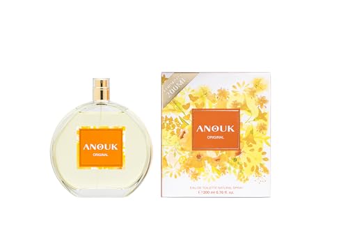ANOUK - Original, Perfume Mujer, Colonia Anouk Original, Perfumada y en Formato Spray, Eau de Toilette Femenina, Floral, Frutal y Fresca, Colonia Inconfundible, Elegante y de Larga Duración - 200 ml