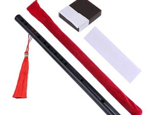 SUPVOX Pífano Flauta Travesera Juguete De Flauta De Regalo De Cumpleaños Flauta Con Borlas Flauta Carnatica Flautas De Bambú – Musical Alumno El Plastico Barroco Shakuhachi