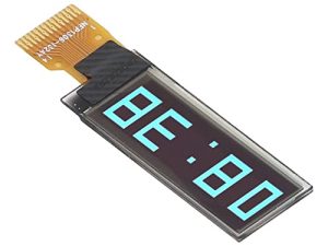 Pantalla LED Orgánica, Interfaz IIC de 4 Vías, Imagen Clara, Buena Flexibilidad, Fácil de Instalar, Pantalla de 0,91 Pulgadas para Equipos Electrónicos de Bricolaje (MRA071‑2