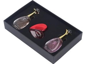 Juego de Perfumes con Fragancia Elegante, Juego de Regalo de Mini Niebla de 3 Piezas, Perfumes de Mujer de Larga Duración, Diseño de Botella Exquisito, Juego de Eau de Parfum