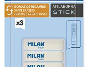 Milan Stick, Recambio para afilaborra, Tamaño Único, Blanco