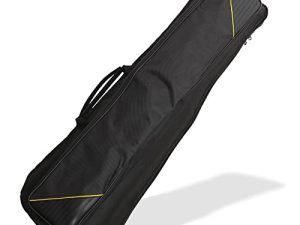 Generic Trombone Bag Gigbag Oxford Impermeable Alto Tenor Trombone Mochila con correa de hombro ajustable Bolsa de transporte de trombón acolchada Funda suave (negro)