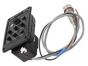 Ecualizador Afinador de Guitarra, Pastilla de Guitarra Acústica con Pantalla LED, Sistema de Afinador de Preamplificador de Pastilla Piezoeléctrica de Guitarra