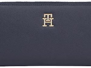 Tommy Hilfiger Mujer Cartera Poppy Plus con monedero, Multicolor (Space Blue), Talla Única