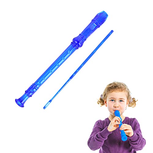 Flauta Dulce Soprano, Soprano Grabadora, Flauta Dulce, Flauta de Plástico, Flautas Dulces Soprano 8 Agujeros Con Varilla De Limpieza, Flauta de Plástico Desmontable para Niños Adultos Principiantes