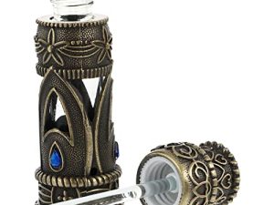 POPETPOP Botella De Perfume De Vidrio De Aleación Contenedor De Aceite Esencial Delicado Para Mujer Subbotella De Esencia Botella De Perfume De Dubái De 6Ml 1 Ud.