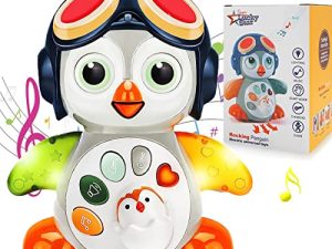 Afufu Juguetes Musicales Bebes 12+ Meses, Juguete para Gatear Bebe con Música/Sonidos y Luces, Interactivo Juguetes Niños Niñas 1-2 Año Musical, Juegos de Aprendizaje Regalos de Cumpleaños para Bebés