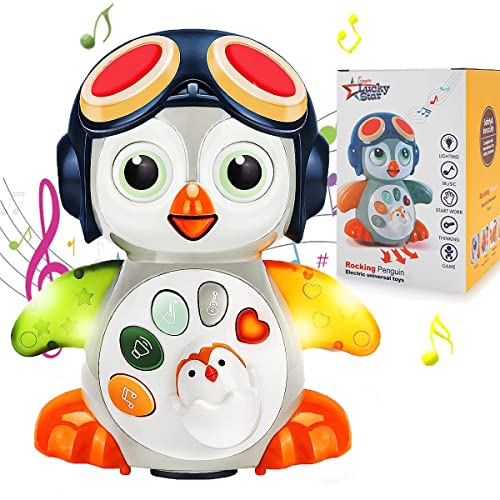 Afufu Juguetes Musicales Bebes 12+ Meses, Juguete para Gatear Bebe con Música/Sonidos y Luces, Interactivo Juguetes Niños Niñas 1-2 Año Musical, Juegos de Aprendizaje Regalos de Cumpleaños para Bebés