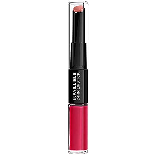 L'Oreal Paris Make-up Designer Pintalabios Infillible 24H Permanente, Color Frambuesa 701 Captivated by Cerise