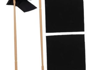 TOYANDONA 1 Juego Varilla De Limpieza De Flauta Kit De Mantenimiento De Flauta Palo De Limpieza De Flauta Paño De Limpieza De Clarinete Trapo Para Limpiar Flauta Arce Limpiador Madera Maciza