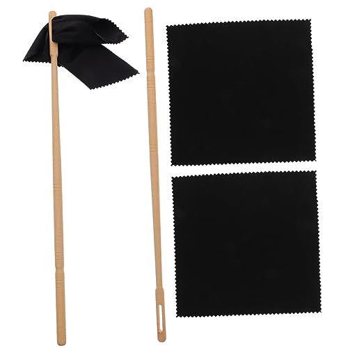TOYANDONA 1 Juego Varilla De Limpieza De Flauta Kit De Mantenimiento De Flauta Palo De Limpieza De Flauta Paño De Limpieza De Clarinete Trapo Para Limpiar Flauta Arce Limpiador Madera Maciza
