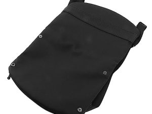 Cosiki Sling Messenger Bag, 3 en 1 Bolso de Hombro Firme de Cuero de PU Ampliamente Aplicable para Viajes (Negro)