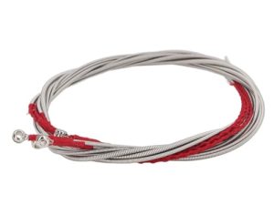 Juego de Cuerdas para bajo Eléctrico, Juego de Cuerdas para bajo Acústico de 4 Piezas Excelente Amortiguación de Vibración Uniforme Flexible para Reemplazo