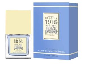 1916 – Lavanda Mediterránea 30 ml, Perfume Unisex, Colonia 1916 Perfumada, Formato Mini y Spray, Colonia de Viaje, Eau de Toilette Masculina y Femenina, Fresca y Floral, Colonia de Larga Duración