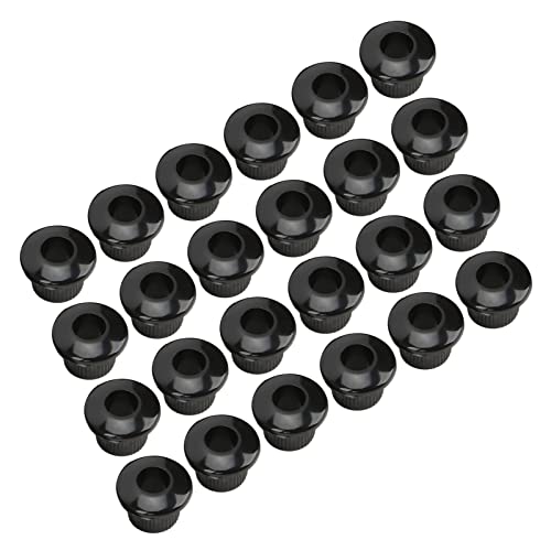 Accesorios para Botones de Cuerda de Guitarra, Trampa para Tuercas de Perilla de Cuerda de Guitarra que Satisface las Necesidades de Gran Cantidad para Botón de Piano de Guitarra de 10 Mm(negro)
