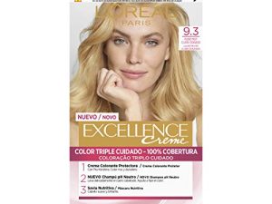 L’Oreal Paris Excellence Creme Tinte Tono 9.3 Rubio Claro Claro Dorado – 50 ml