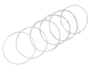 SAFIGLE 6 Uds Correa De Cuerdas Balada Cuerdas De Guitarra Eléctrica Componente Tuerca Archivos Guitarra Eléctrica Piezas De Guitarra Dedicada Cuerda De Nailon Accesorios De Guitarra